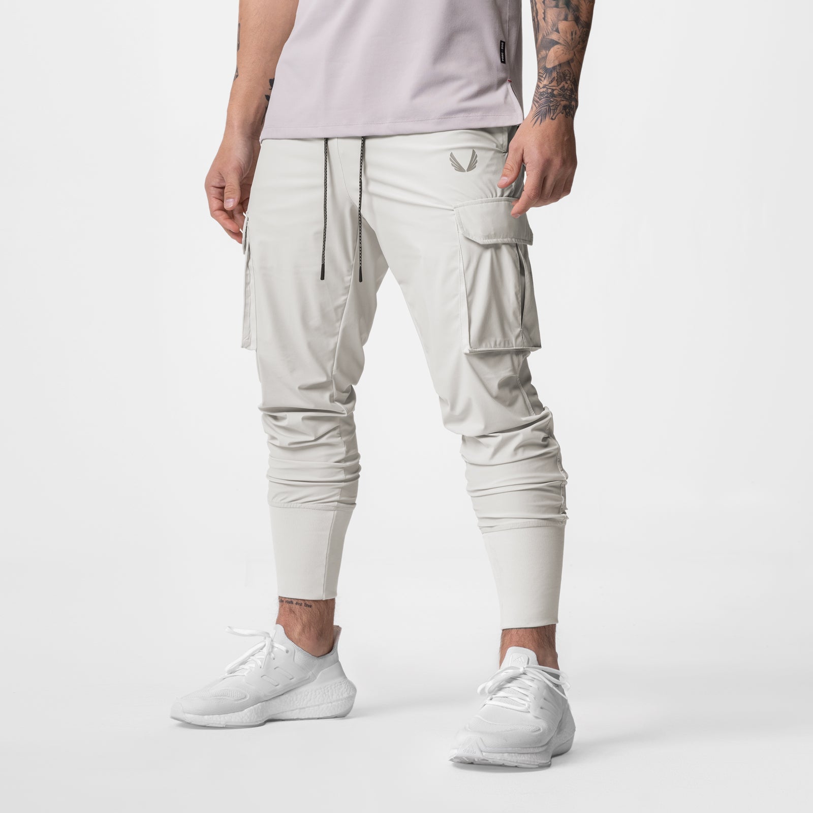 0437. Tetra-Lite® Cargo High Rib Jogger - Stone Reflective