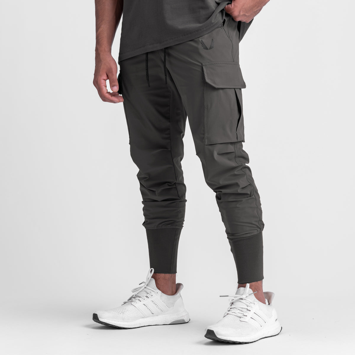 0437. Tetra-Lite® Cargo High Rib Jogger - Space Grey