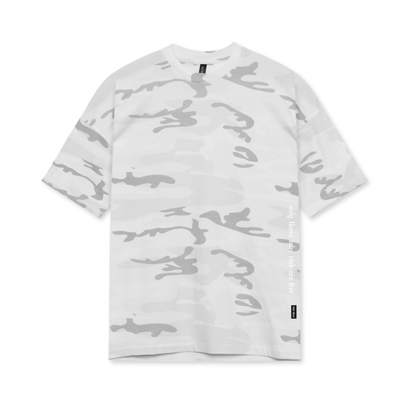 0514. CottonPlus™ Oversized Tee - White Camo