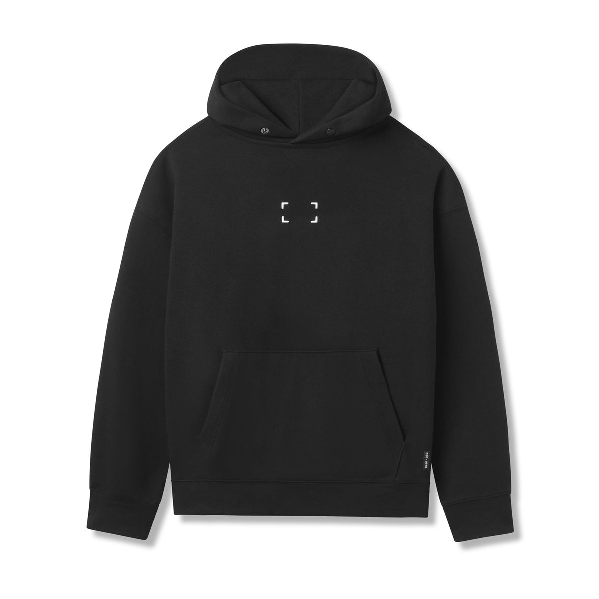 0648. Tech-Terry™ Hoodie - Black "Space Bracket"
