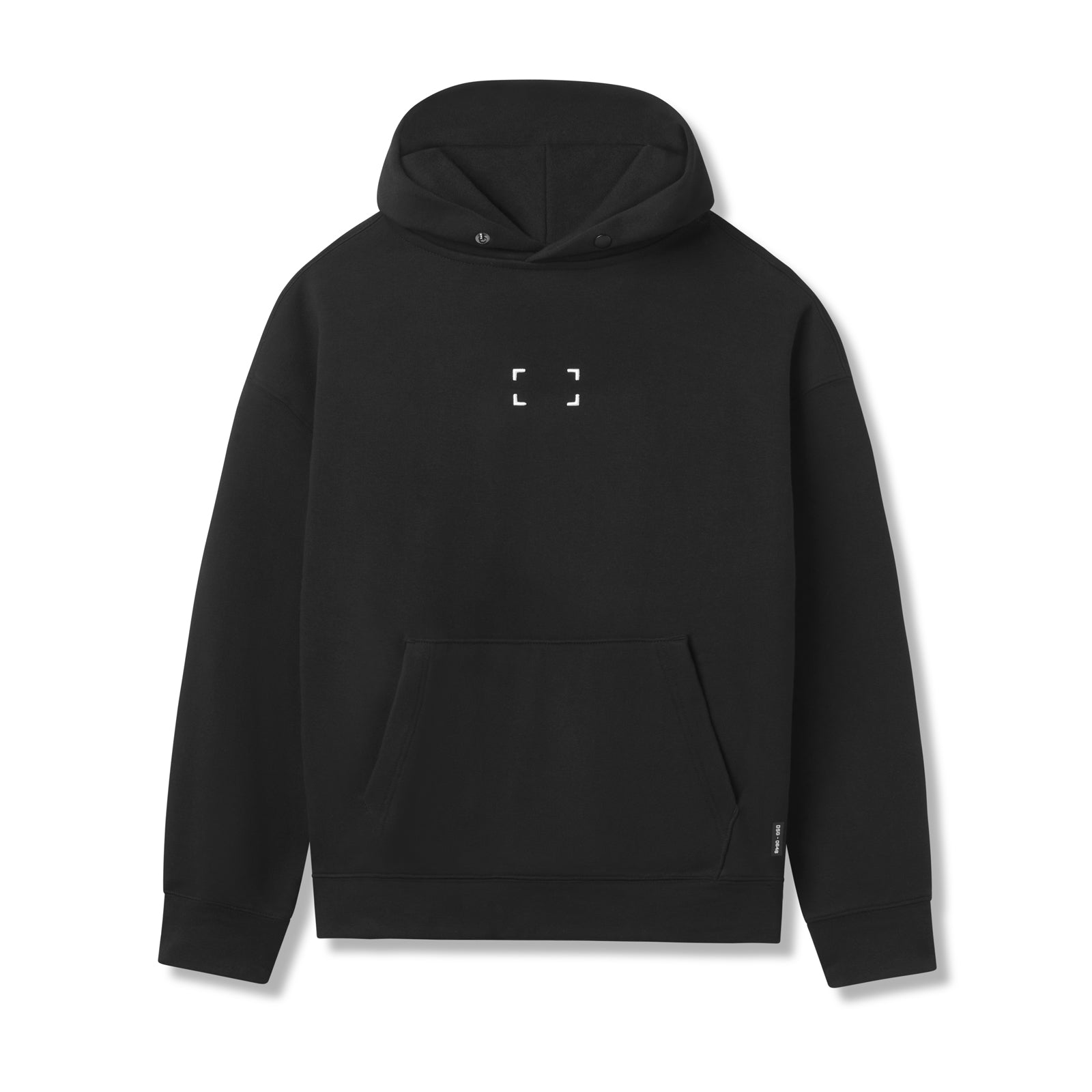 0648. Tech-Terry™ Hoodie - Black "Space Bracket"