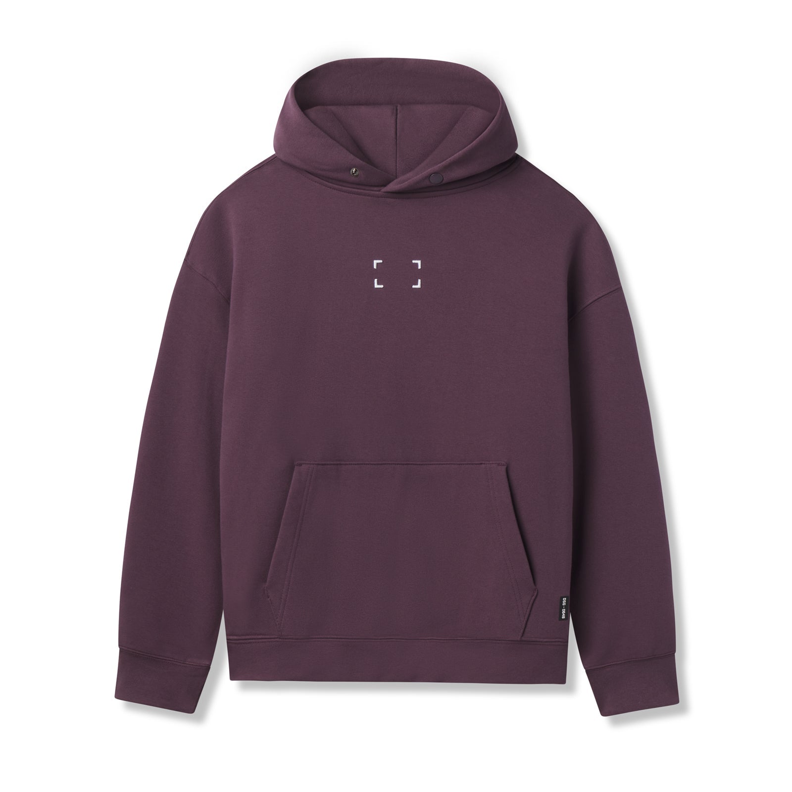 0648. Tech-Terry™ Hoodie - Deep Purple "Space Bracket"
