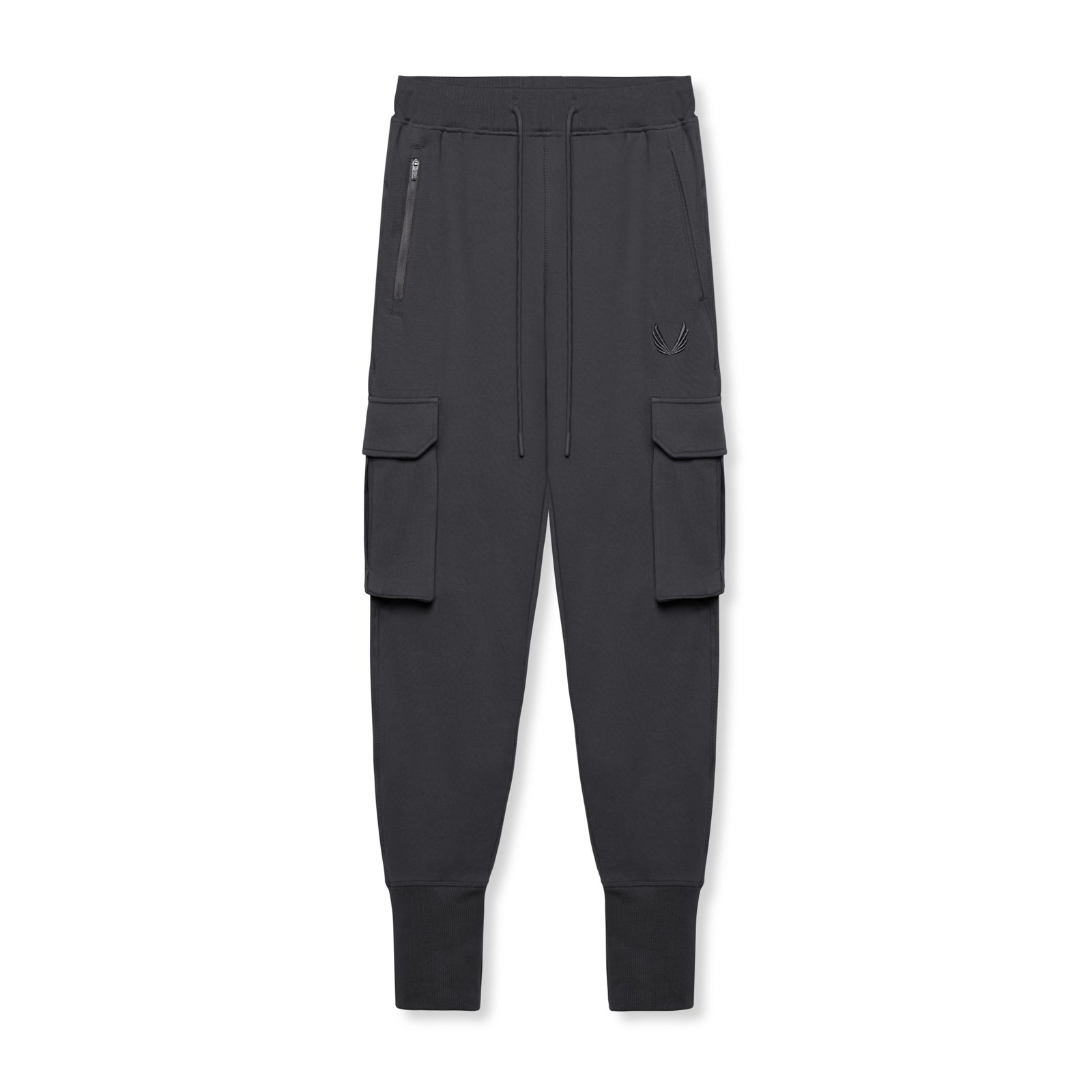 0654. Tech-Terry™ Cargo High Rib Jogger - Dusk Black