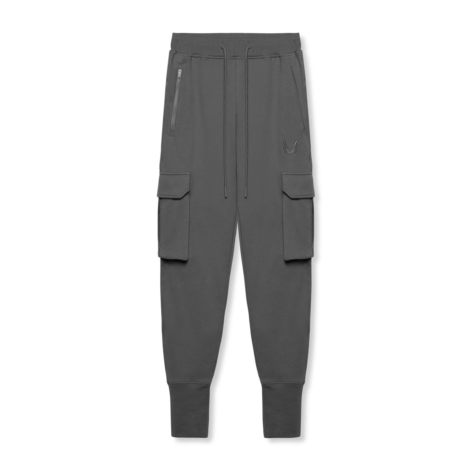0654. Tech-Terry™ Cargo High Rib Jogger - Space Grey