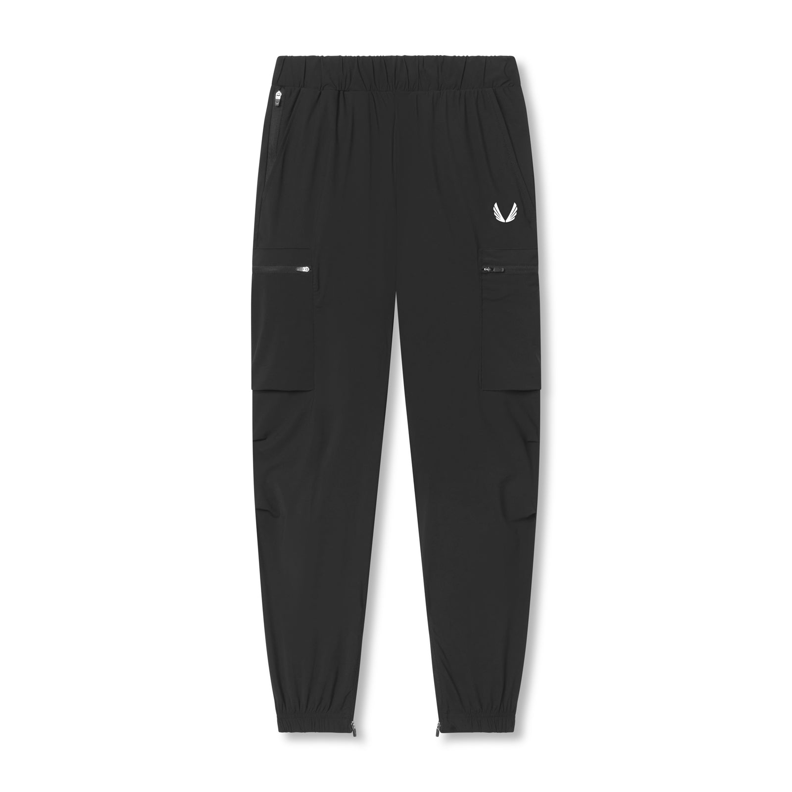 0656. Tetra-Lite® Standard Zip Jogger - Black "White Wings"