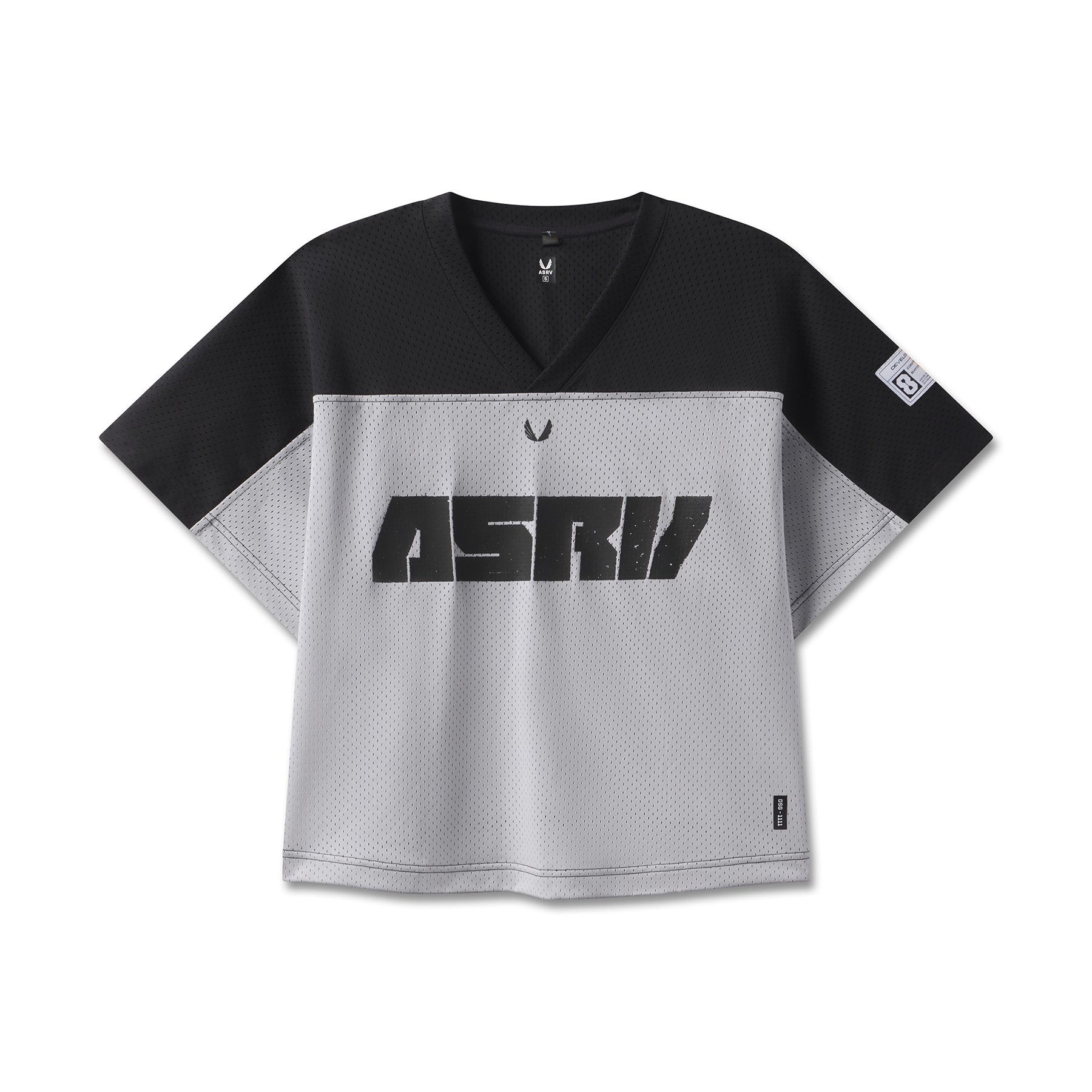 1111. Ion-Mesh™ Crop Jersey - Slate Grey