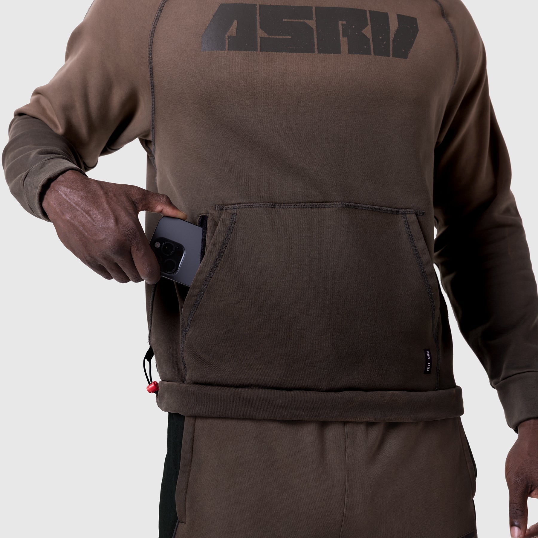 1121. Tech-Terry™ Training Hoodie - Dark Earth Sun Fade "Blade"