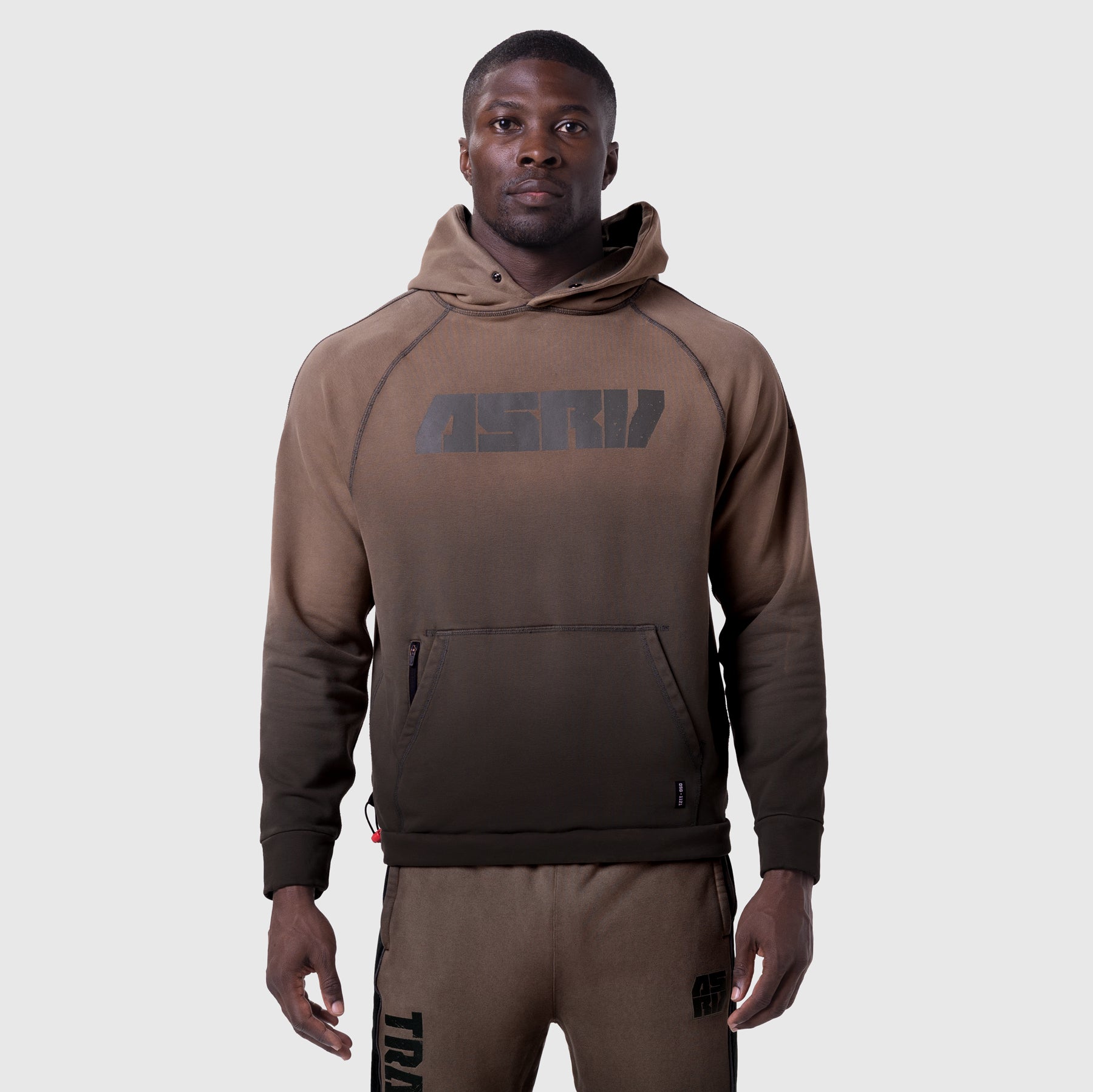 1121. Tech-Terry™ Training Hoodie - Dark Earth Sun Fade "Blade"