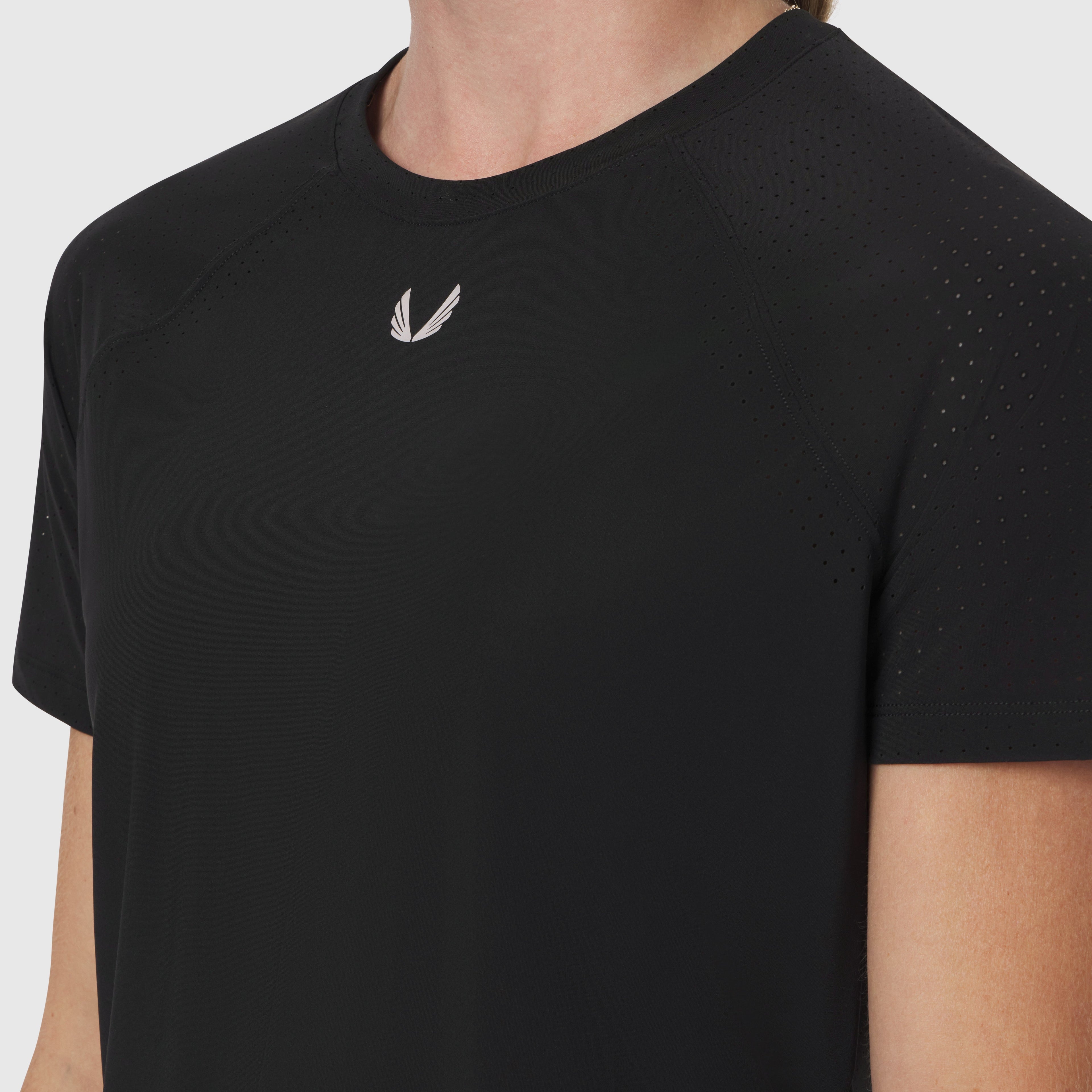 W017. Laser-Vent™ Established Tee - Black