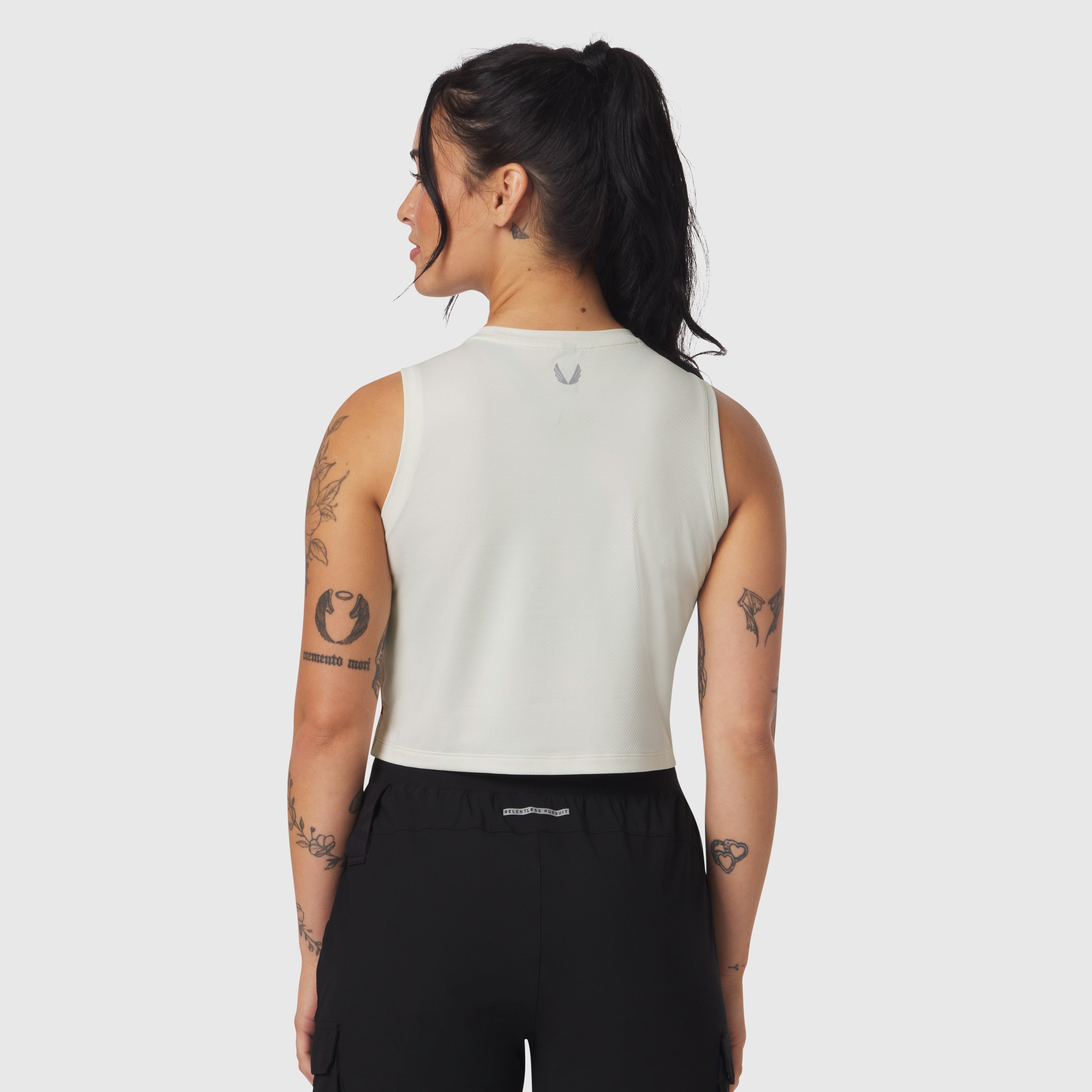 W020. AeroSilver® Tank Top - Ivory Cream "RP"