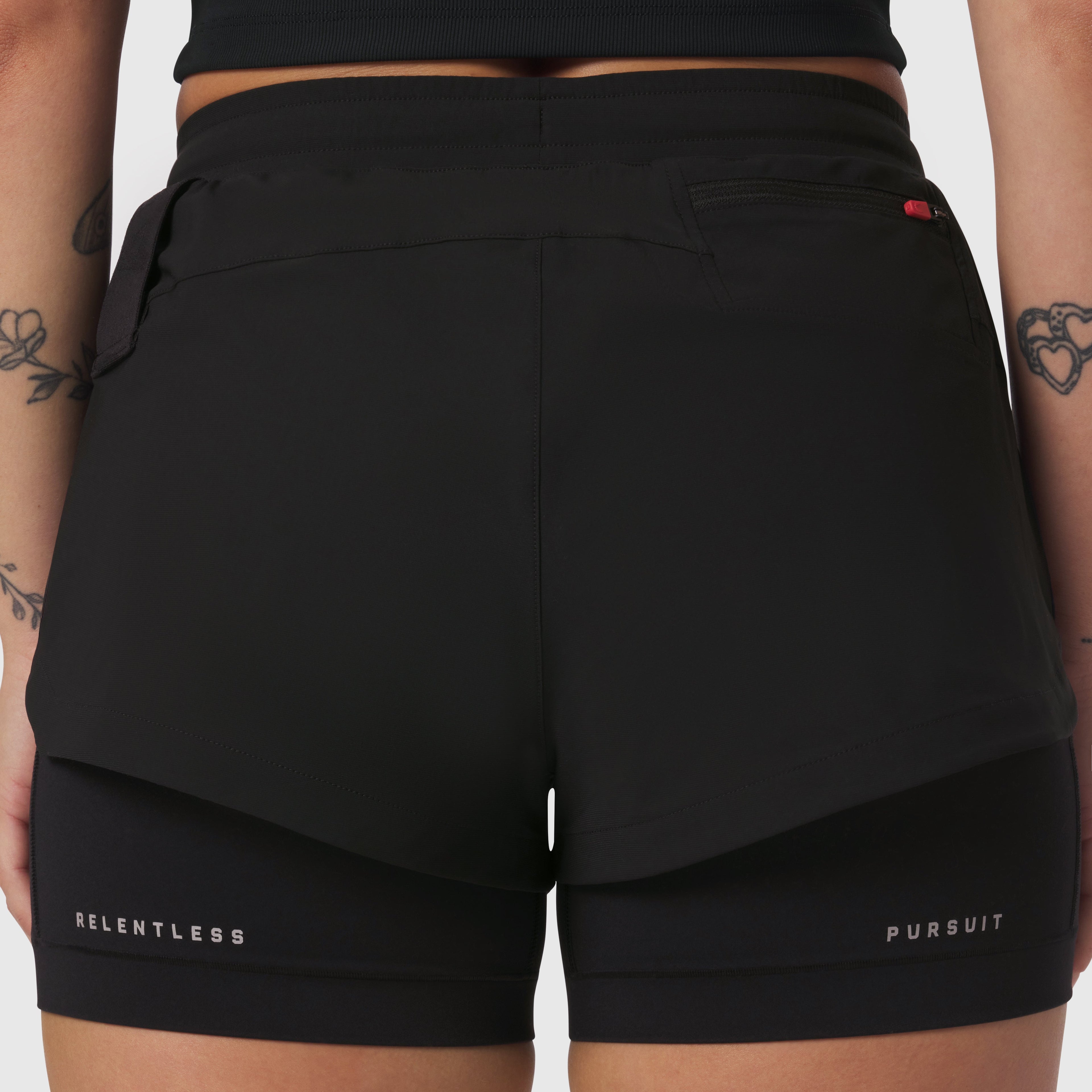 W025. Tetra-Lite® Liner Short - Black "Bracket"