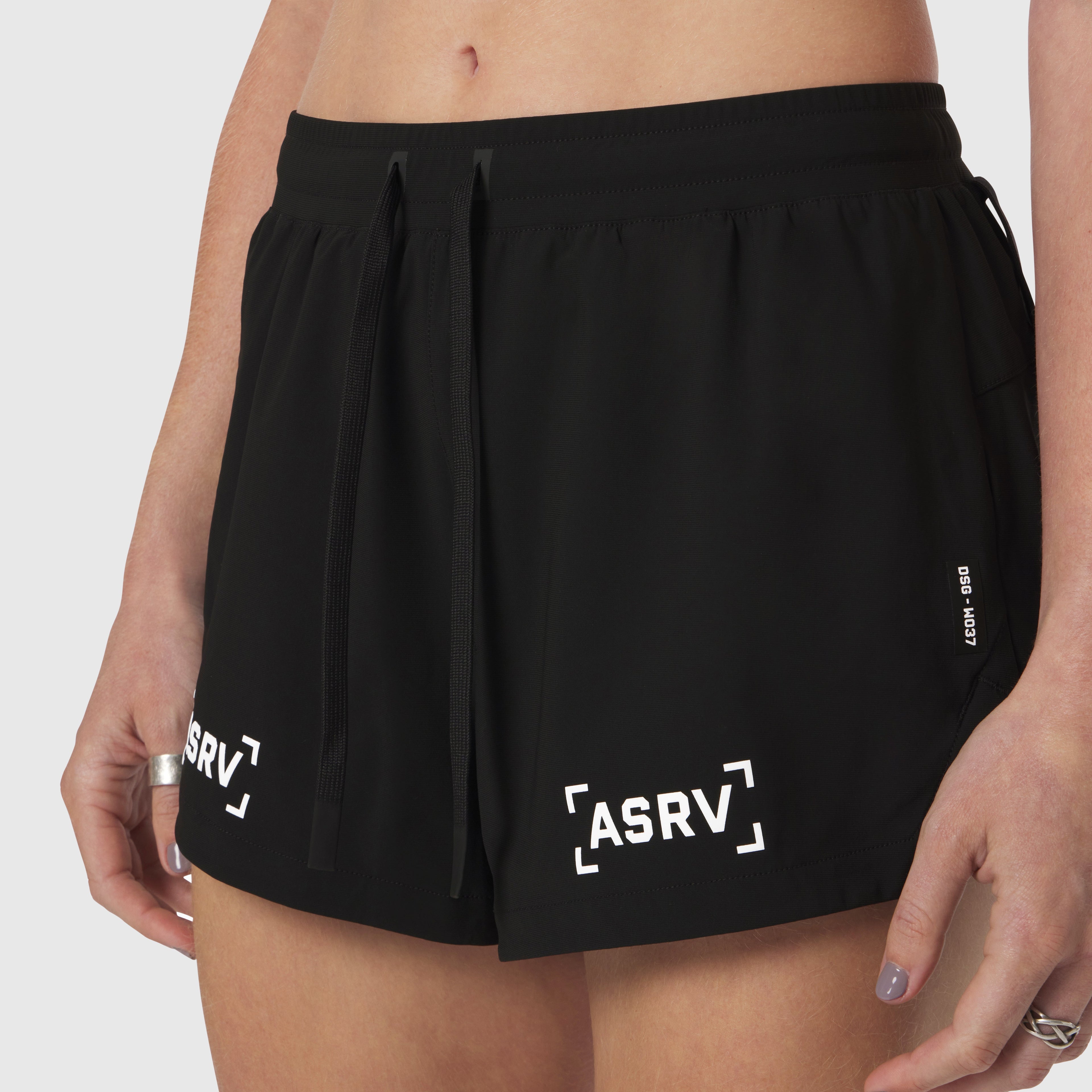 W037. Tetra-Lite® Linerless Short - Black "Bracket"