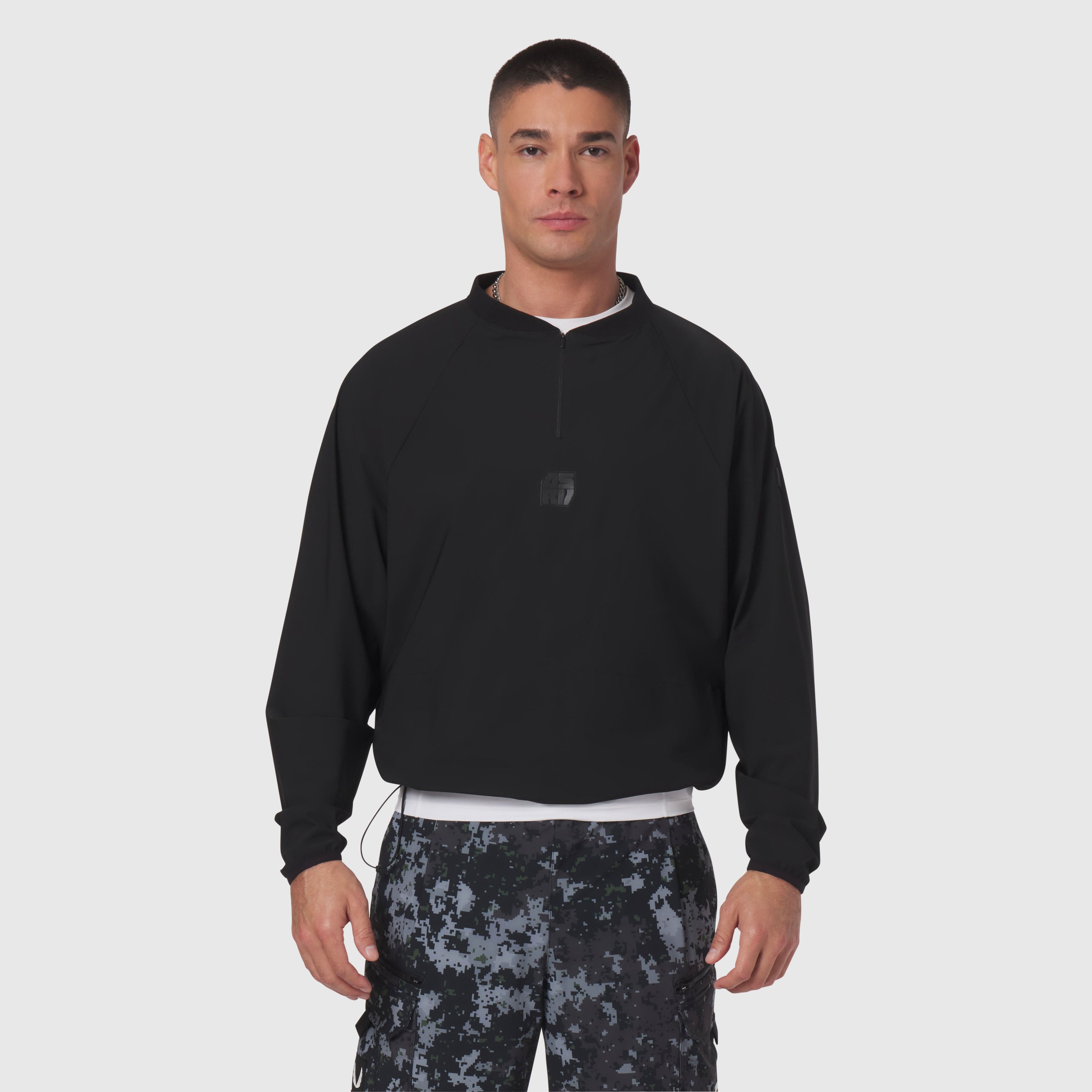 1141. Tetra-Lite® Blade Collar Zip Jacket - Black