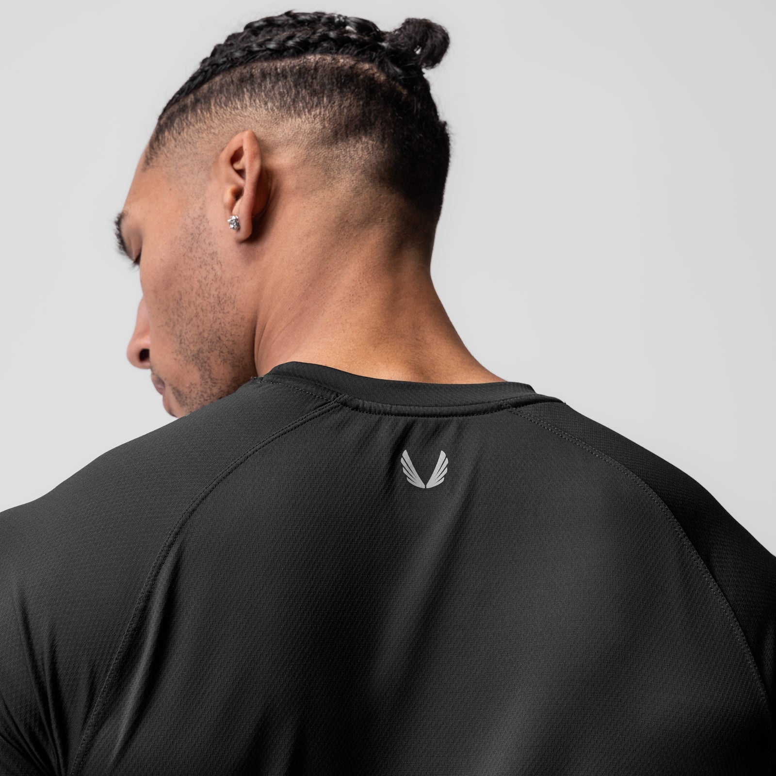 0660. AeroSilver® Established Tee - Black "ASRV"