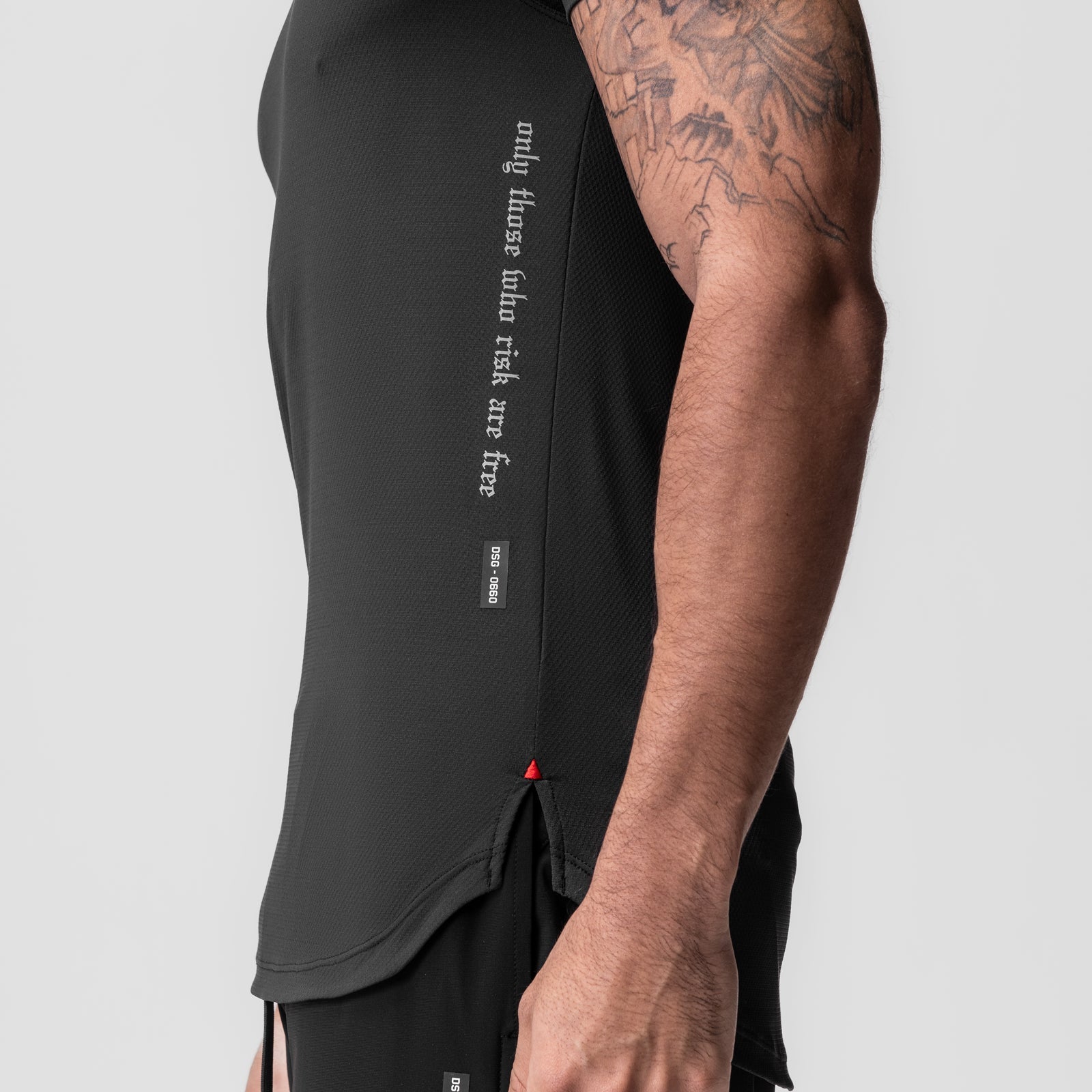 0660. AeroSilver® Established Tee - Black "OTWR"