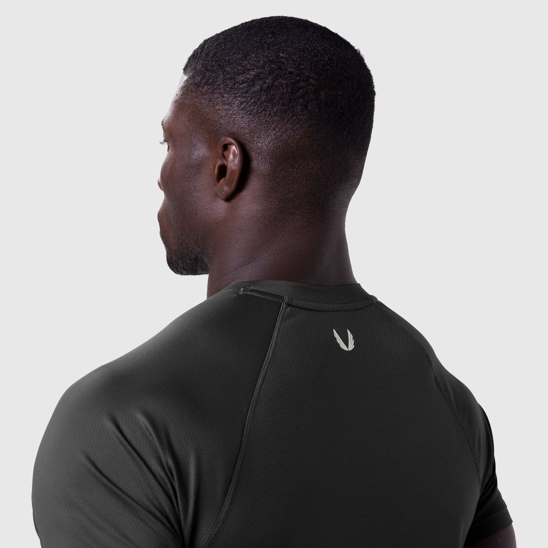 0660. AeroSilver® Established Tee - Black "Blade"