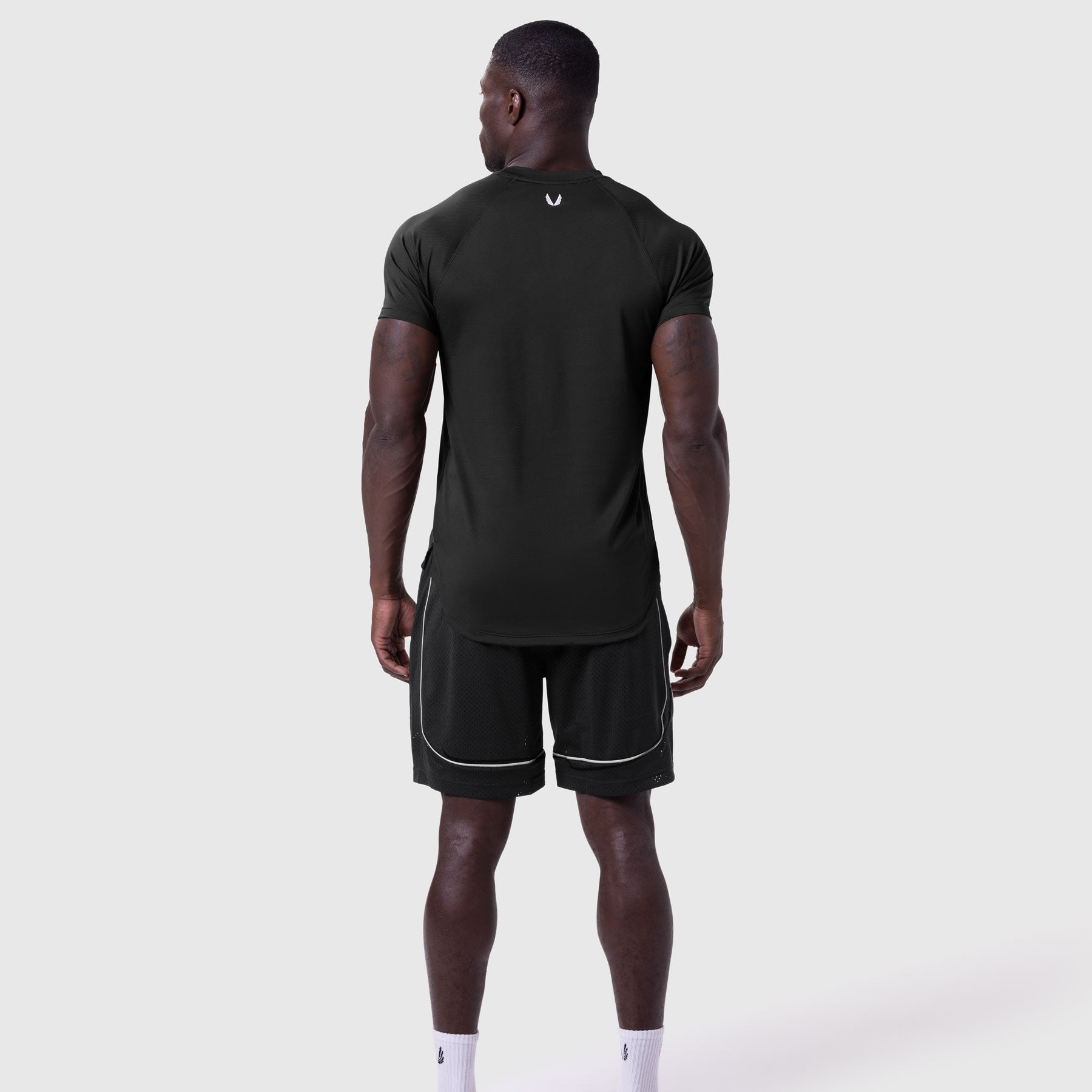 0660. AeroSilver® Established Tee - Black "Blade"