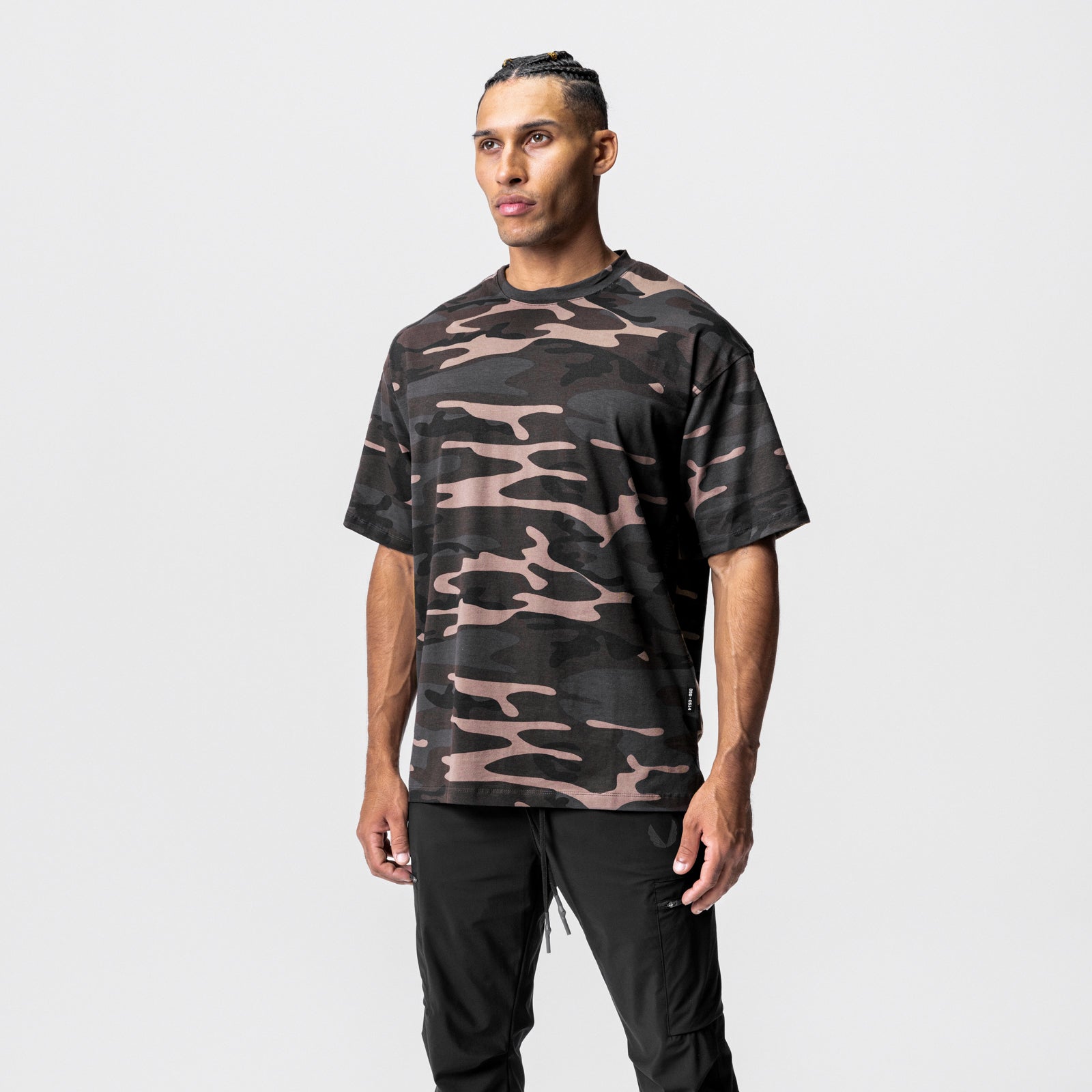 0514. CottonPlus™ Oversized Tee - Rust Camo