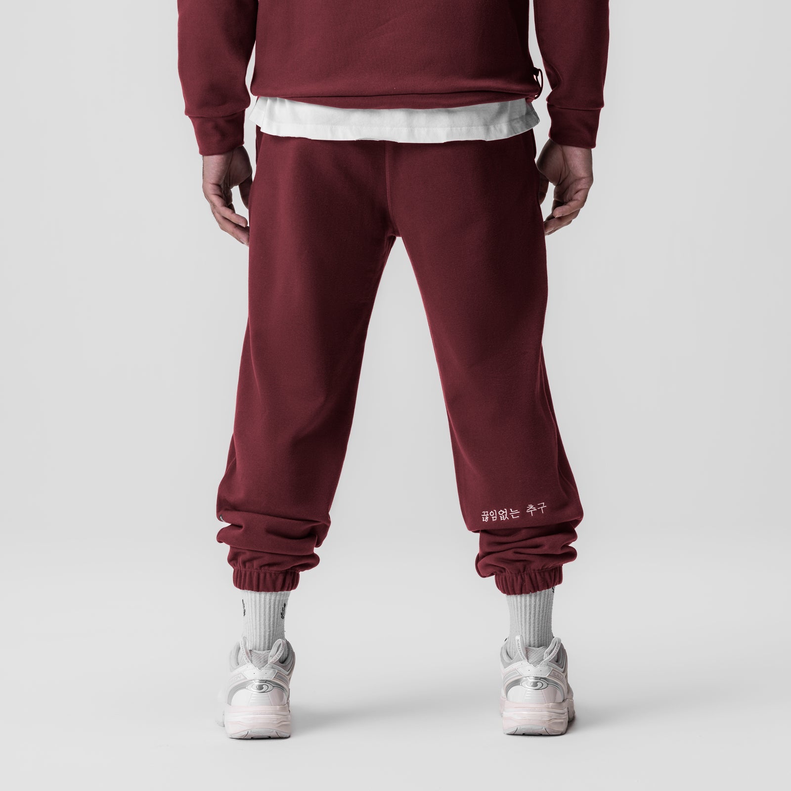 0655. Tech-Terry™ Oversized Sweats - Crimson "Global"
