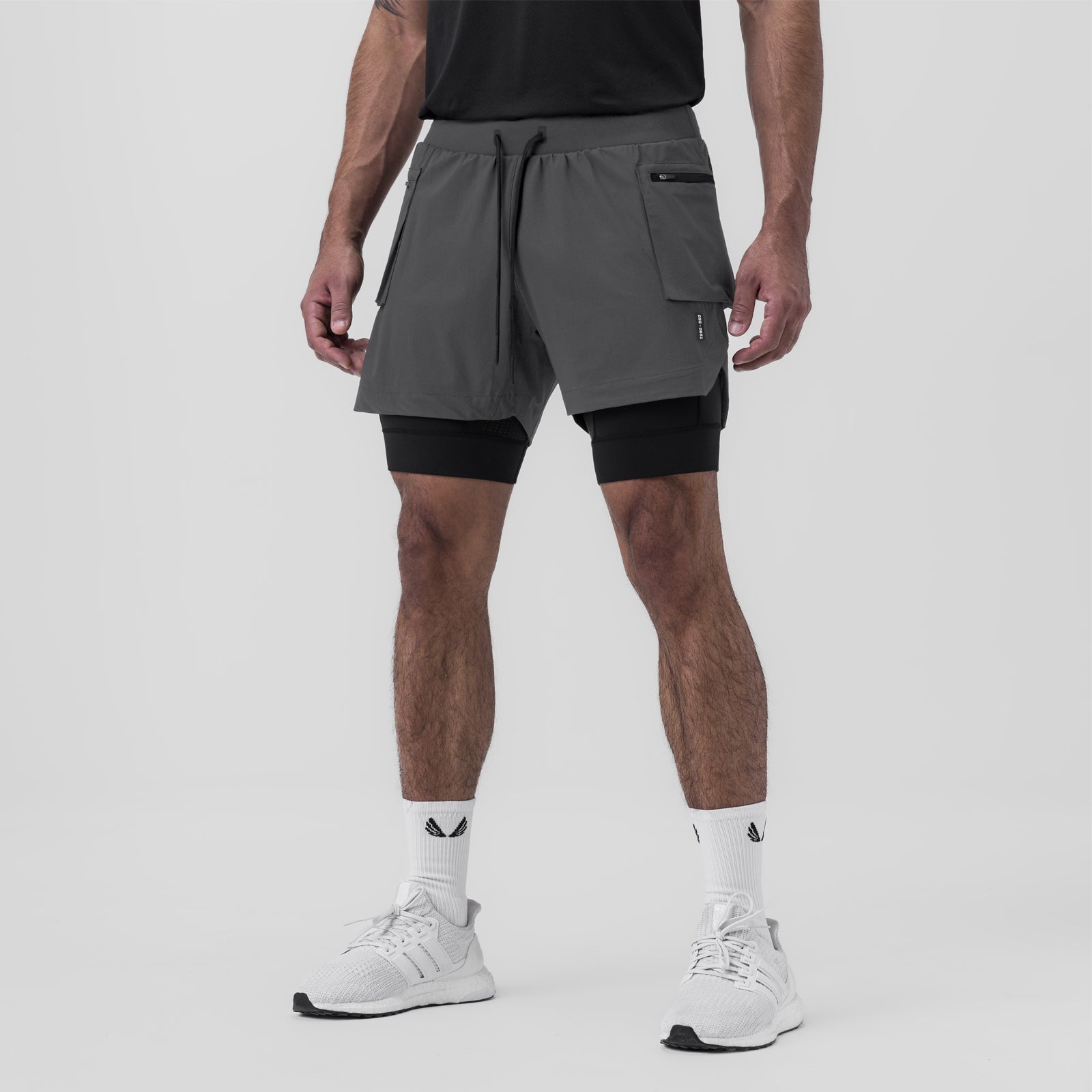 0651. Tetra-Lite® 5" Liner Cargo Short - Space Grey