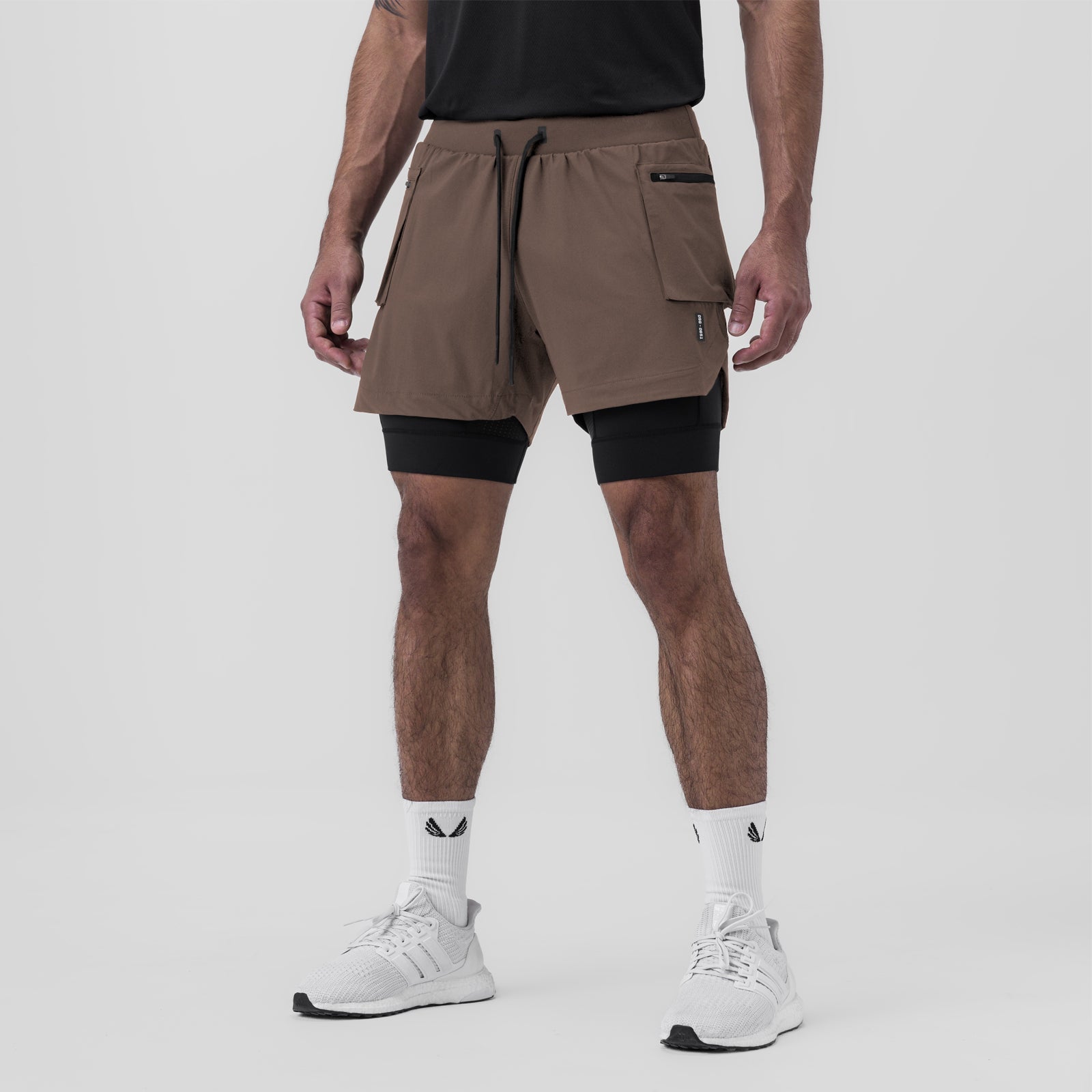 0651. Tetra-Lite® 5" Liner Cargo Short - Deep Taupe