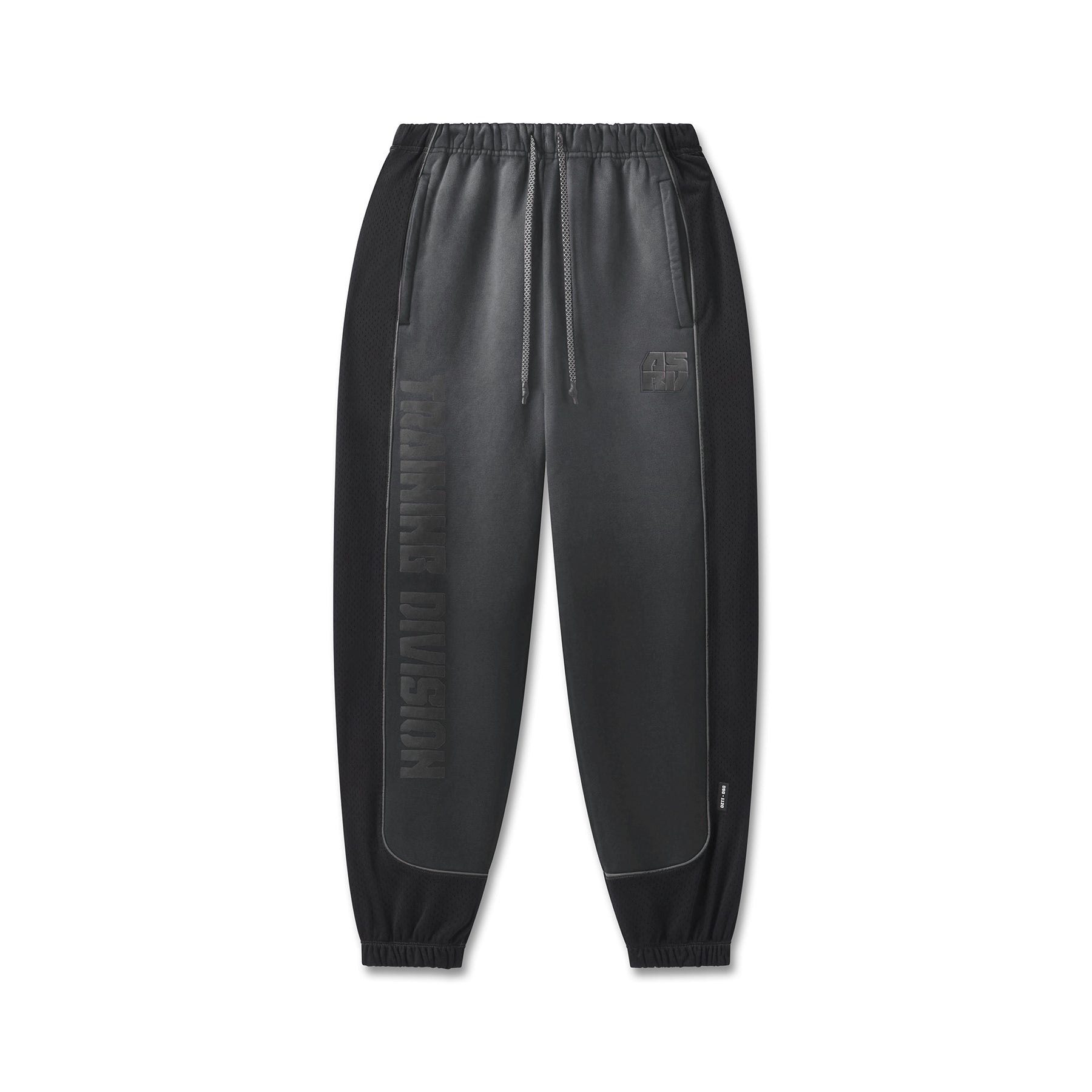 1120. Tech-Terry™ Mesh Panel Sweats - Black "Blade TD"