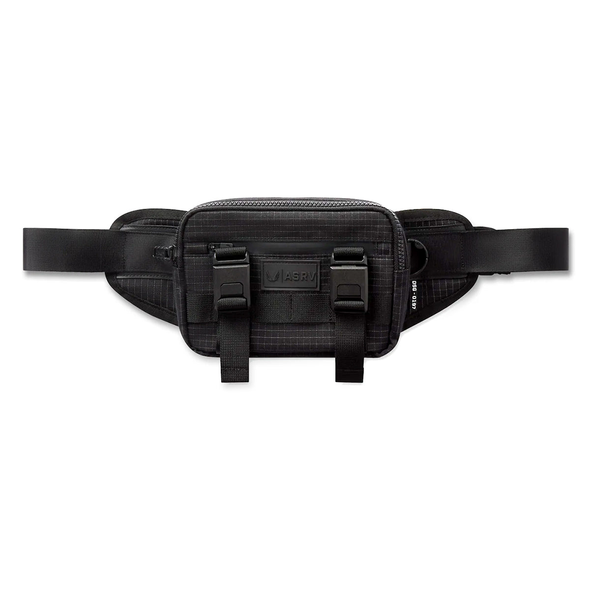 0197. Small Crossbody Bag - Black "Grid"