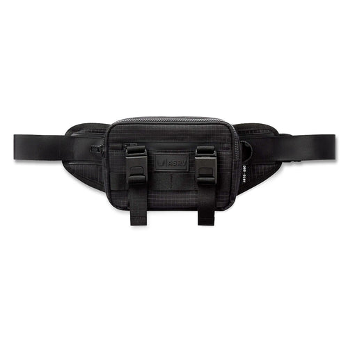 0197. Small Crossbody Bag - Black "Grid"