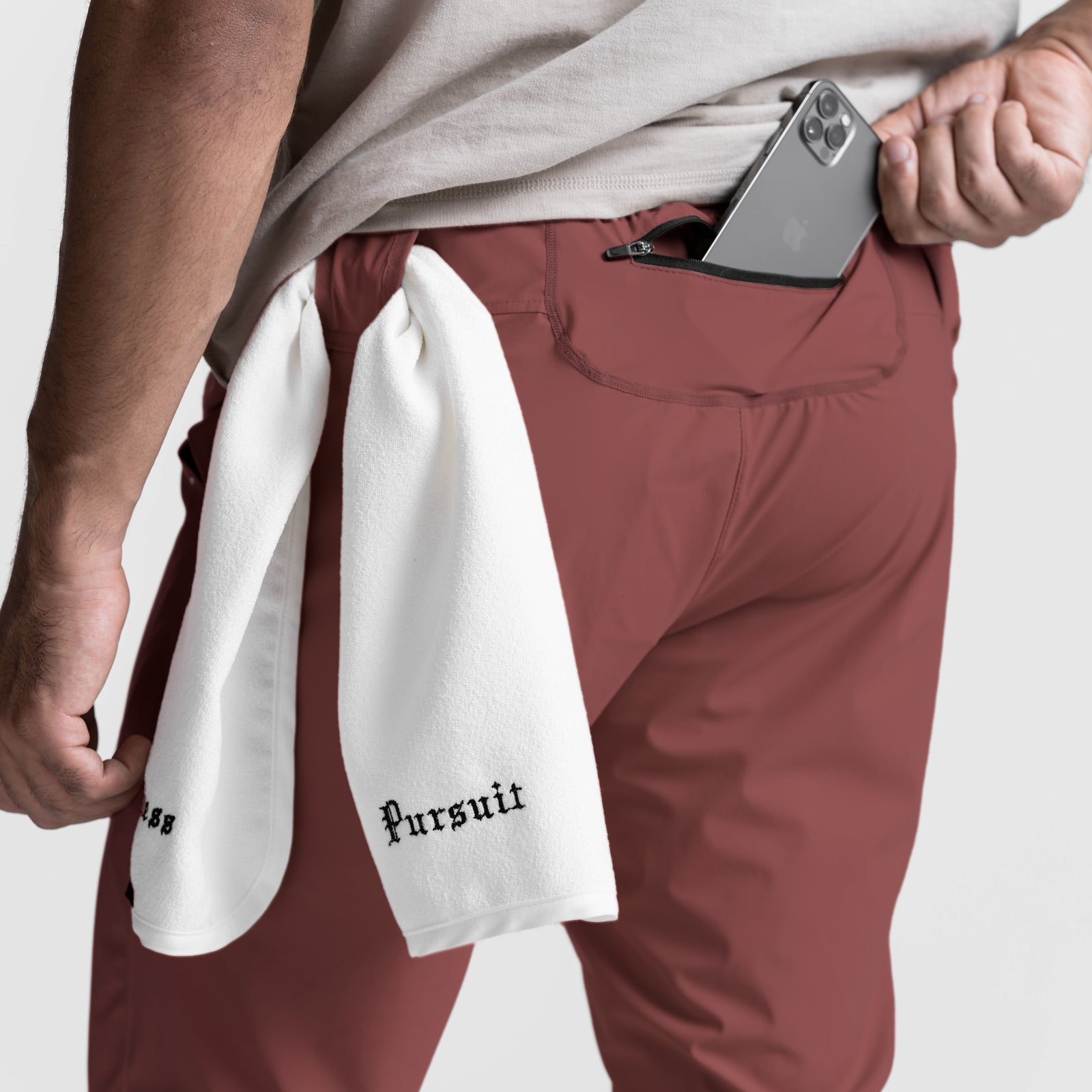 0437. Tetra-Lite® Cargo High Rib Jogger - Red Earth