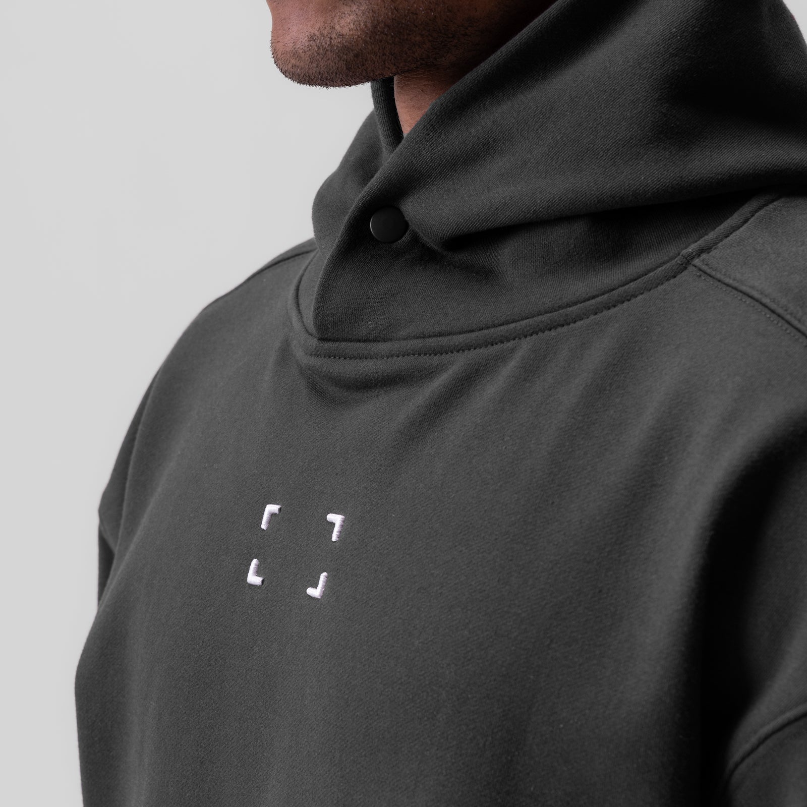 0648. Tech-Terry™ Hoodie - Space Grey "Space Bracket"