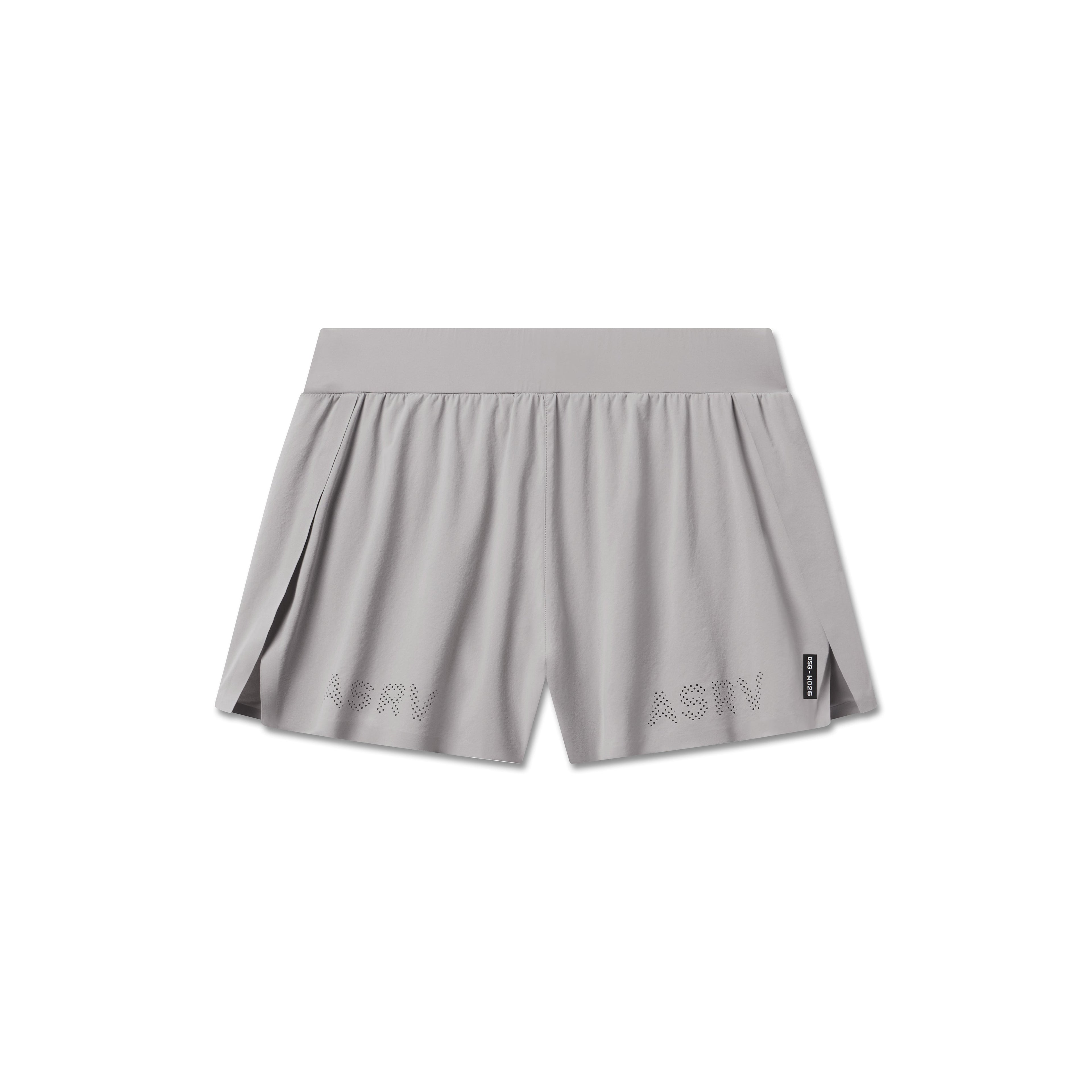 W026. Aerotex™ Side Split Run Short - Slate Grey