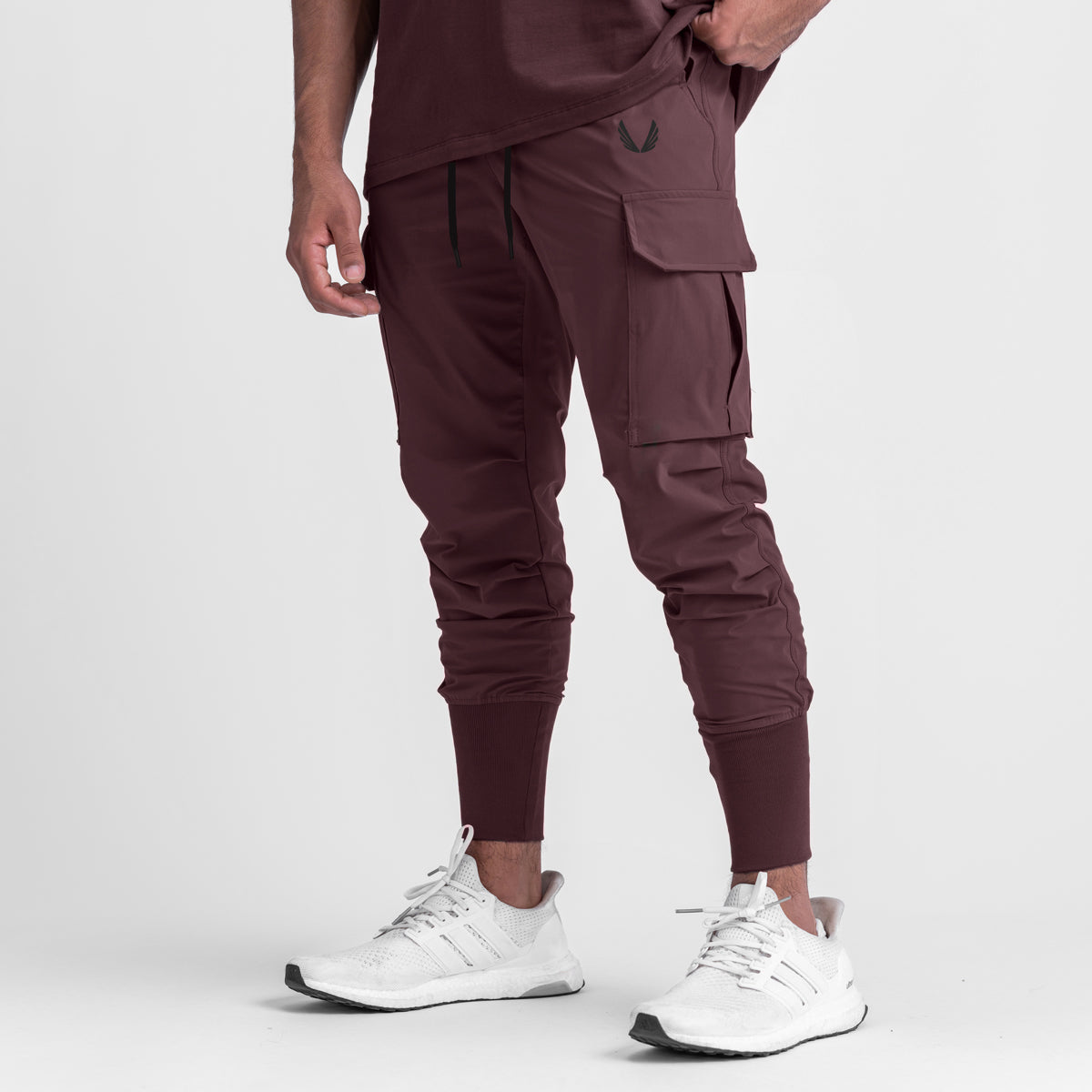 0437. Tetra-Lite® Cargo High Rib Jogger - Faded Plum